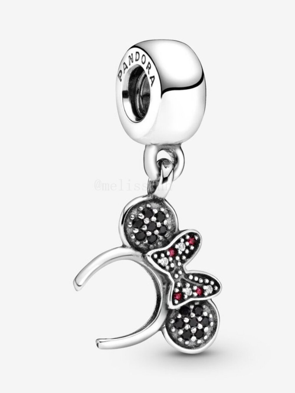 Pandora Disney Minnie Mouse Pavé Headband Dangle Charm